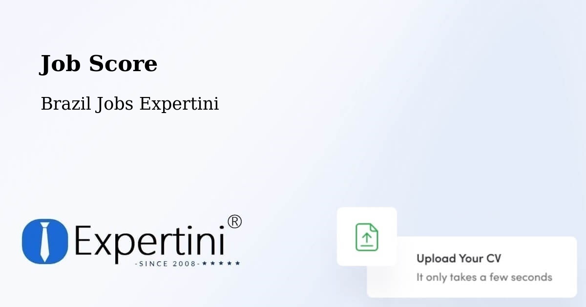 Job Score & Job Description Score Tool – Itapipoca - Brazil Jobs Expertini
