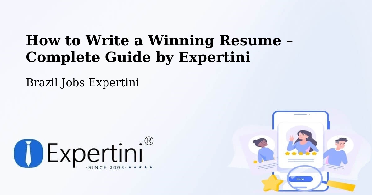 Resume Writing Guide for Job Seekers – Itapipoca - Itapipoca, Brazil Jobs Expertini